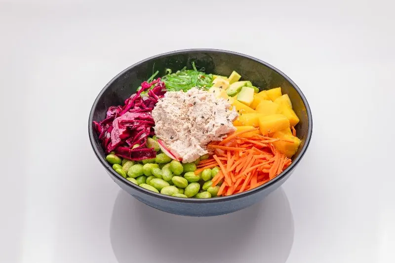 Pokebowl thon cuit mayonnaise